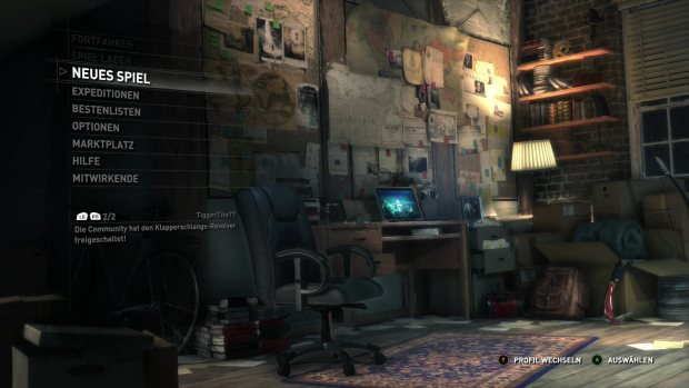 Das Hauptmenü der Xbox-One-Version (Screenshot: Golem.de)